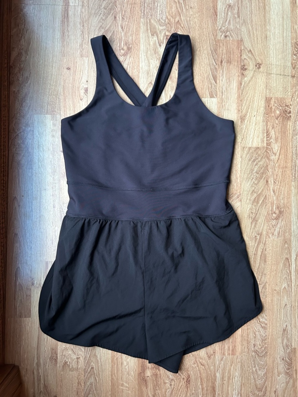 Old Navy Powersoft Black Romper Large